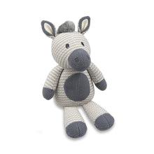 Load image into Gallery viewer, Zac the Zebra Knitted Toy

