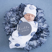 Load image into Gallery viewer, Snuggle Hunny Kids Reversible Milestone Cards -  Cloud Chaser &amp; Indigo
