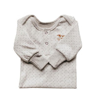 Load image into Gallery viewer, Piper Bug Romper - Snow Dotty
